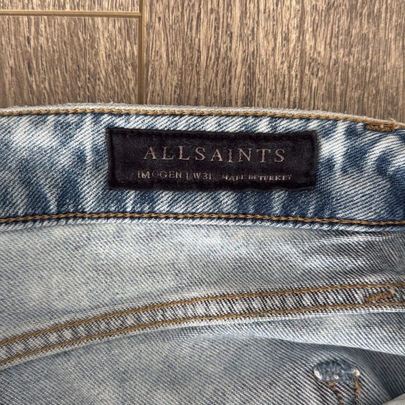 All Saints - Imogen Mid-Rise Slim Jeans SZ 31 - Picture 6 of 7